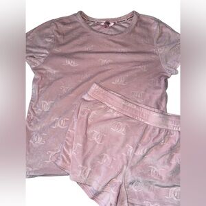 Juicy Couture Pink Monogram Lounge Set